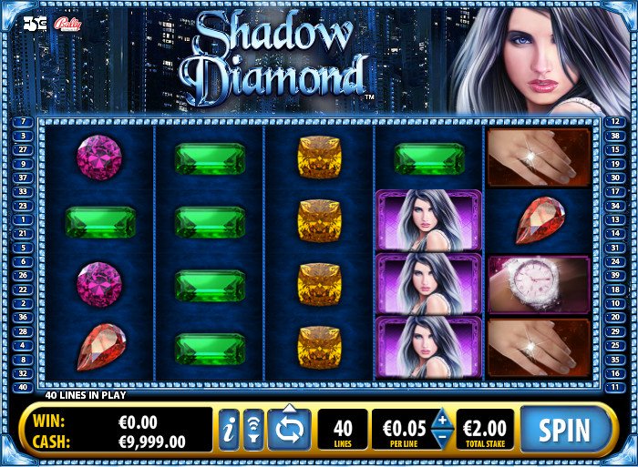 Shadow diamond slot machine free play