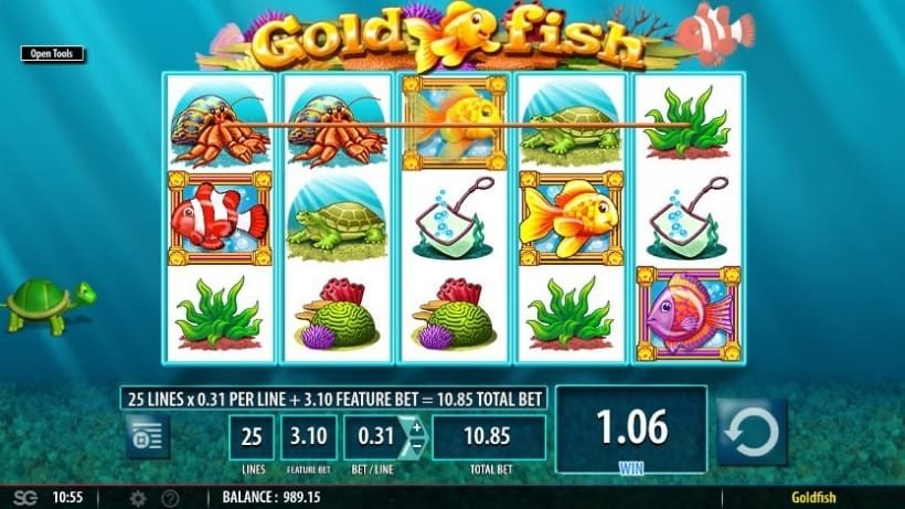 goldfish deluxe slot machine locations