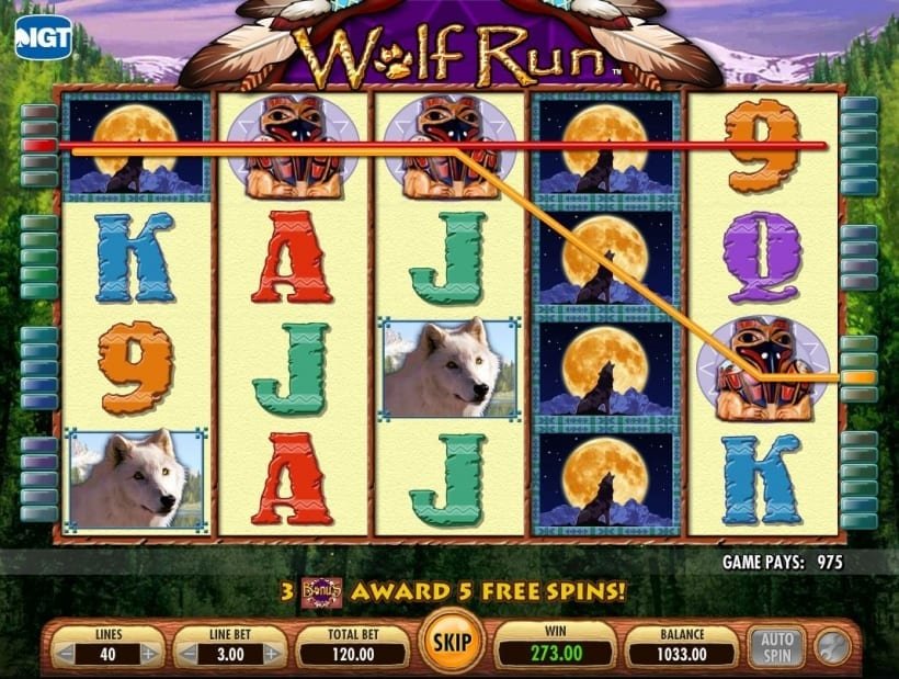 free wild wolf run slot games