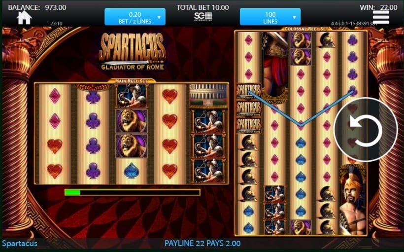 spartacus slot machine free games