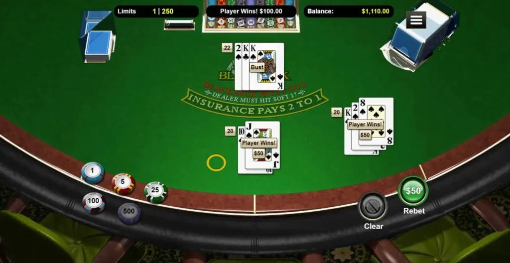 blackjack online split strategy