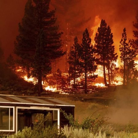 Smoke Sheaths Lake Tahoe Casinos as Massive Blaze Looms