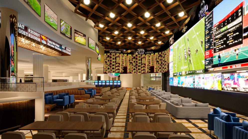 Caesars Goes All Out In A New Casino For Poker Room and Sportsbook