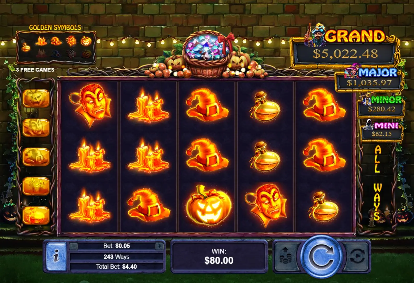 Halloween Treasures Free Games