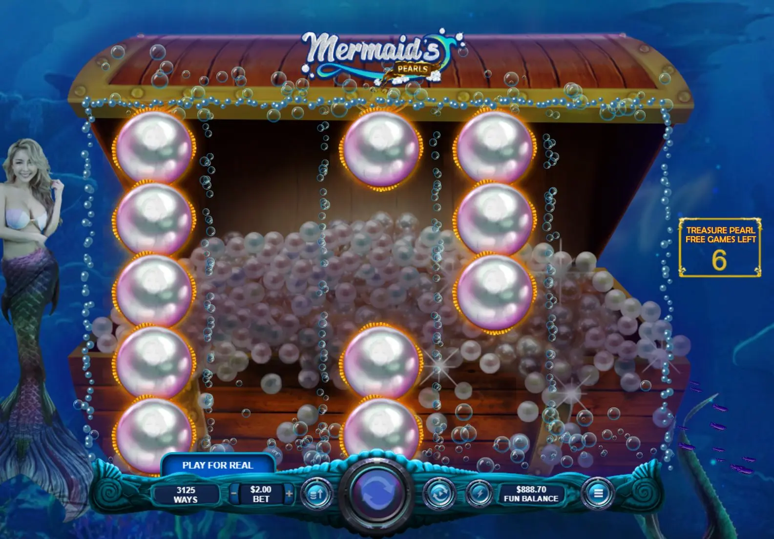 Mermaid's Pearls Treasure Pearl Feature