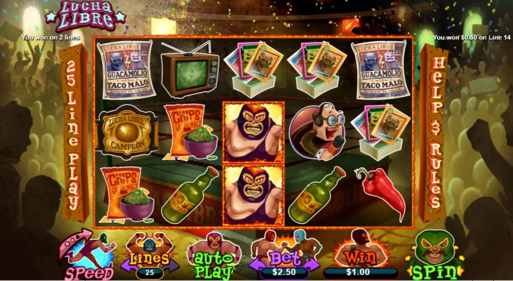 Lucha Libre online casino game review Main Features