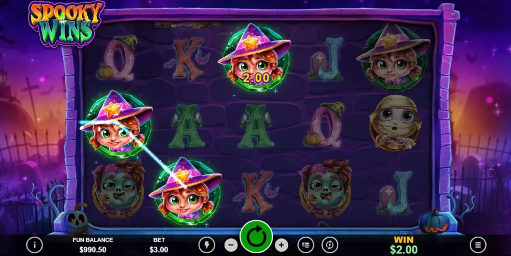 Spooky Wins online casino game review main features