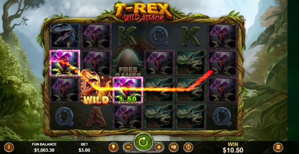 T-Rex Wild Attack online slot game