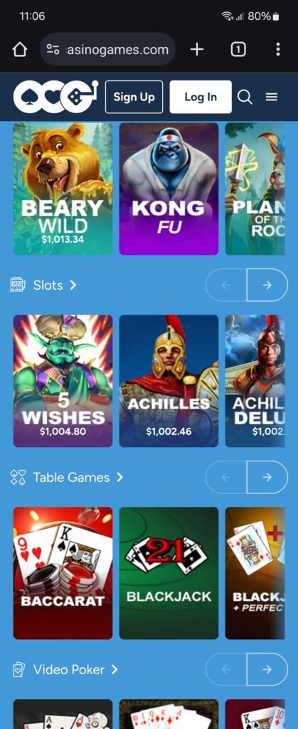 Mobile Slots browser-based online casino