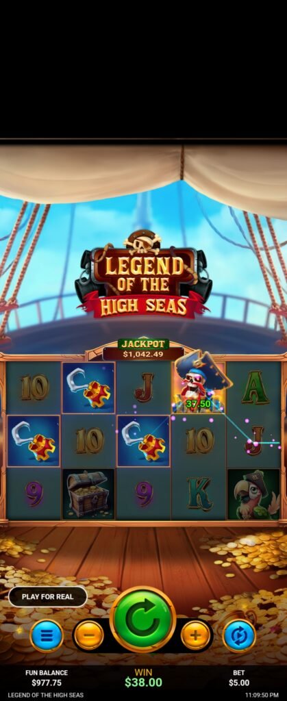 mobile slot game legend of the high seas