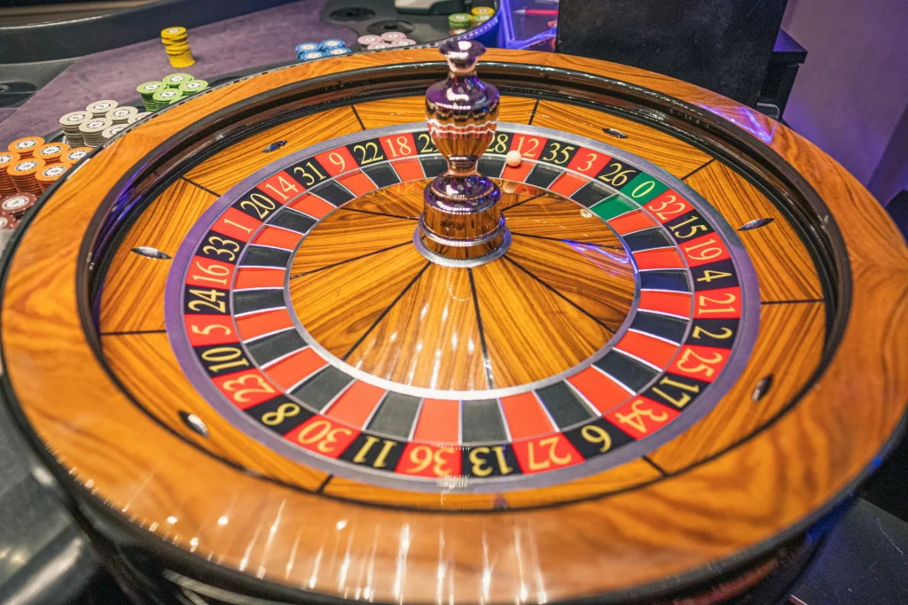 What is Roulette: A European Roulette table 
