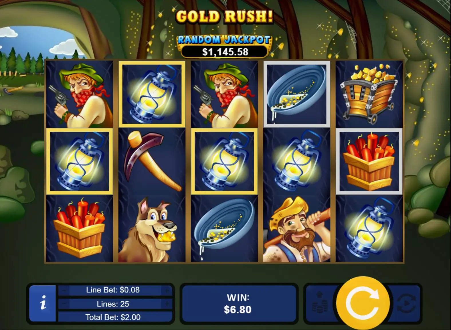 Paydirt Progressive Jackpot