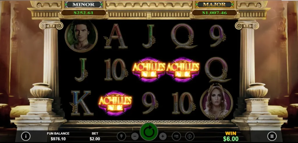 Achilles Deluxe Free Games special feature