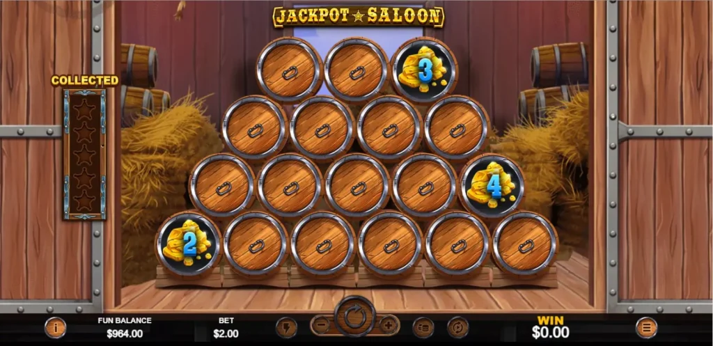 Jackpot Saloon Pick Bonus special feature