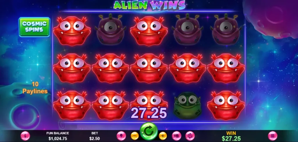 Alien Wins main features