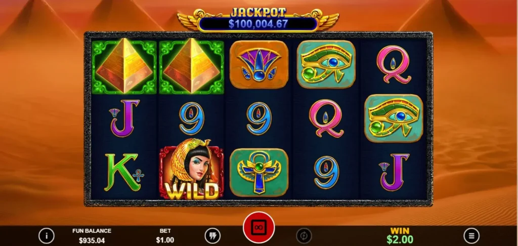 Jackpot Cleopatra's Gold Deluxe Autoplay feature