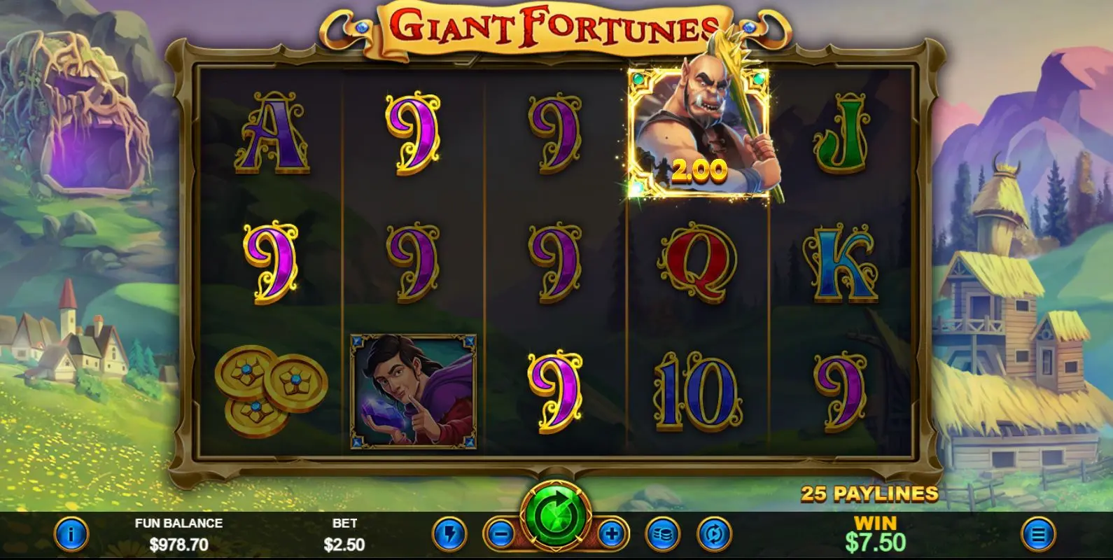 Giant Fortunes main features