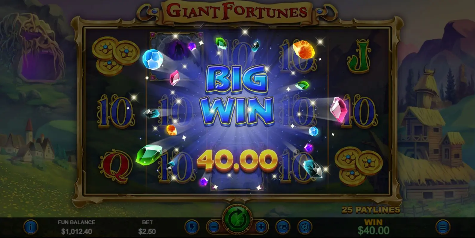 Giant Fortunes big win