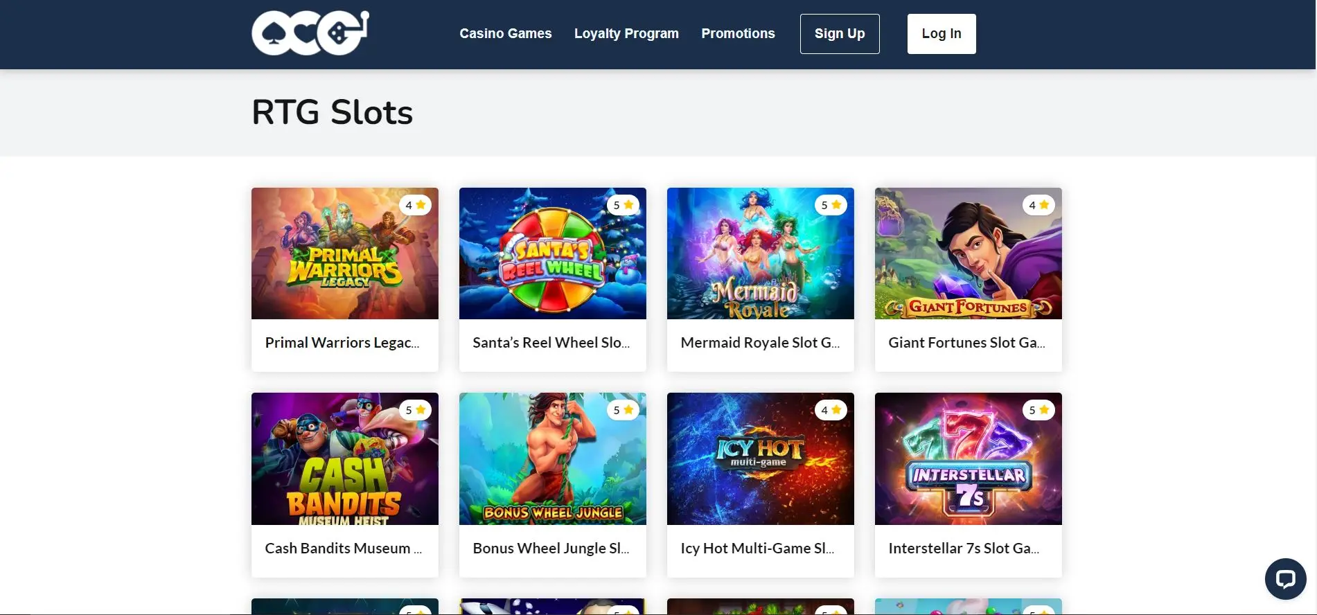 Online Casino Games RTG Slots