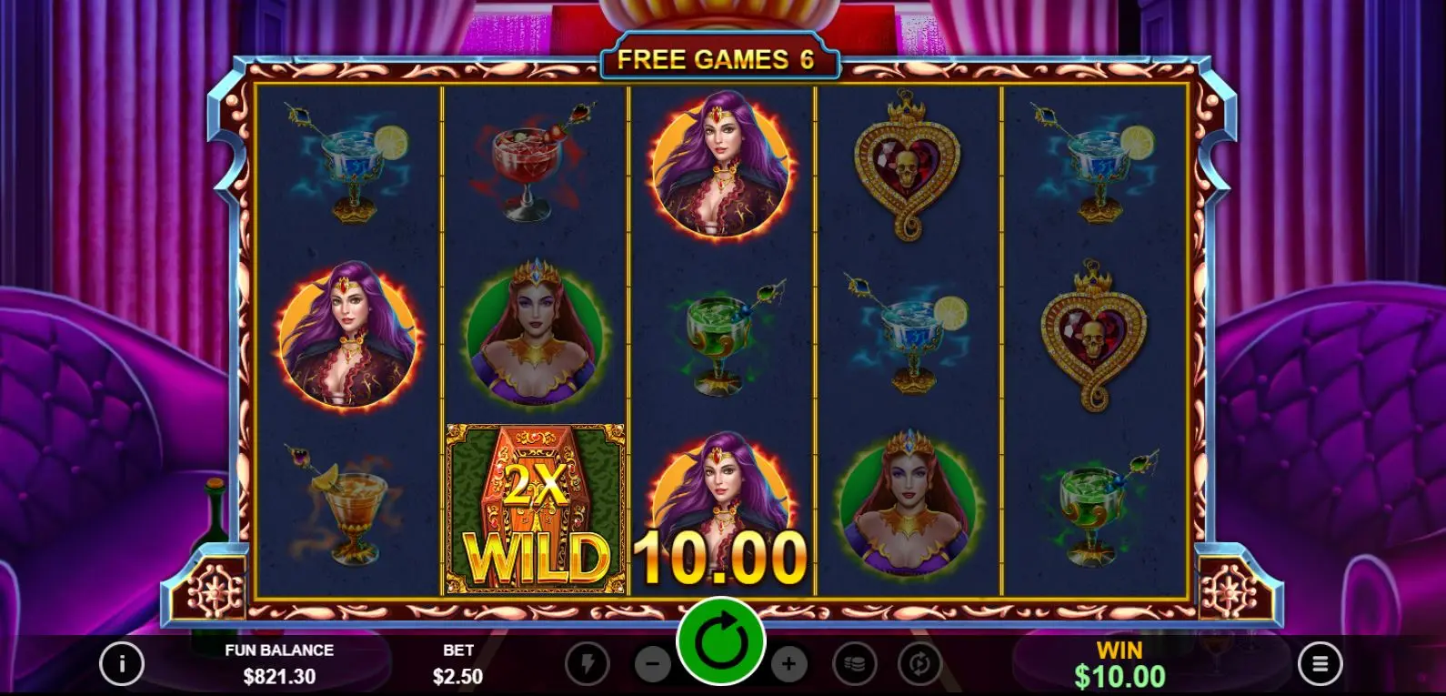 Divas of Darkness Free Games With Multiplying Wilds feature