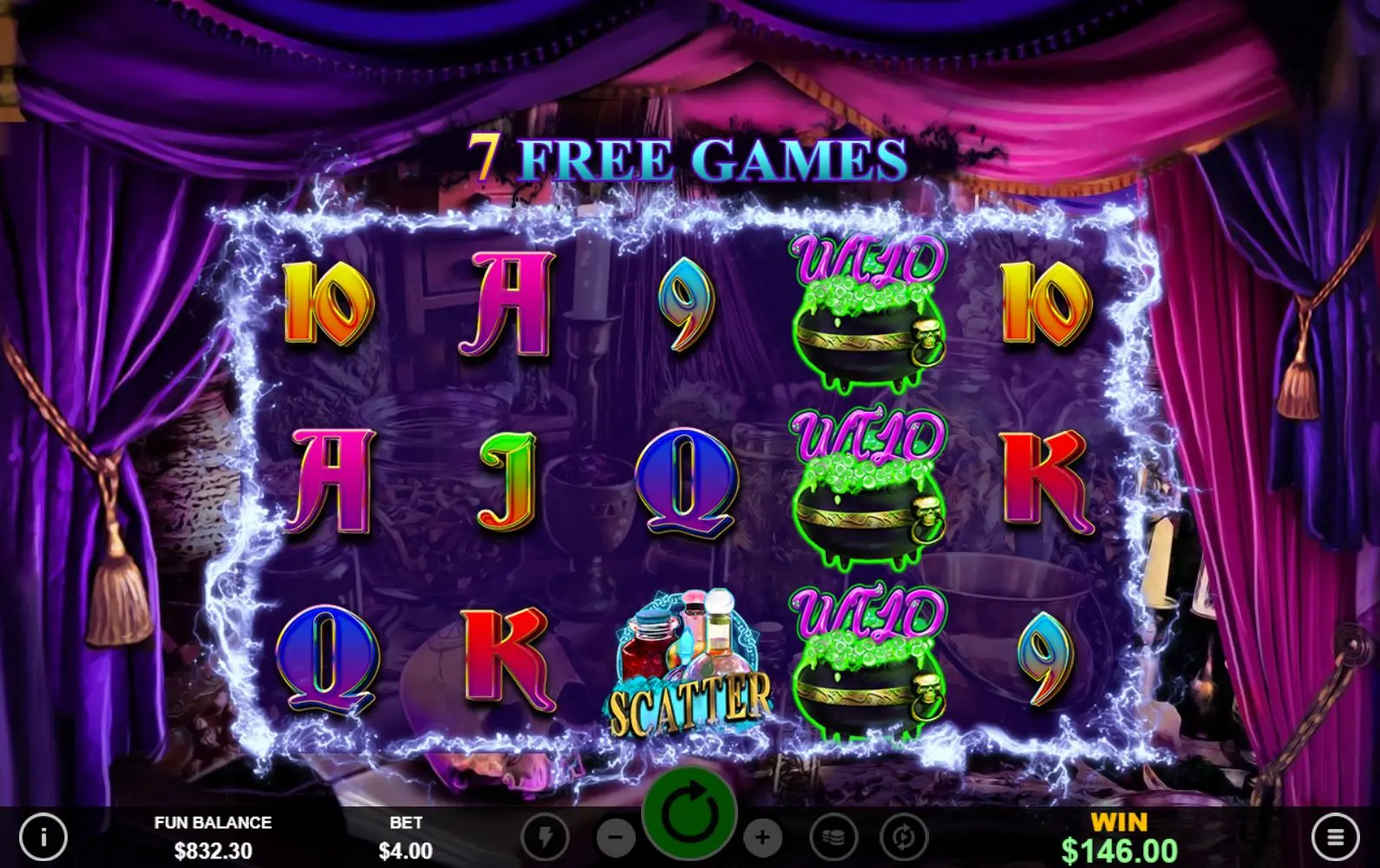 Witchy Wins Free Games with Wild Reel