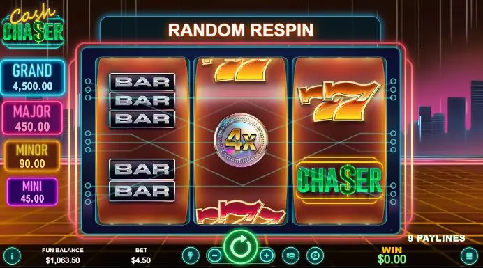 Cash Chaser News Random Respin