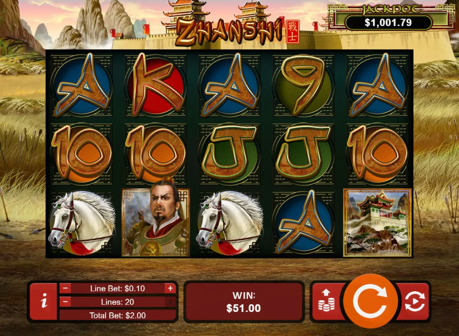 Zhanshi Progressive Jackpot