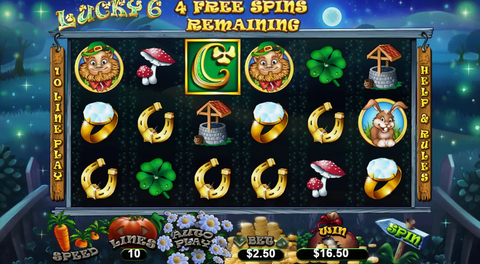 Lucky 6 5 Scatter