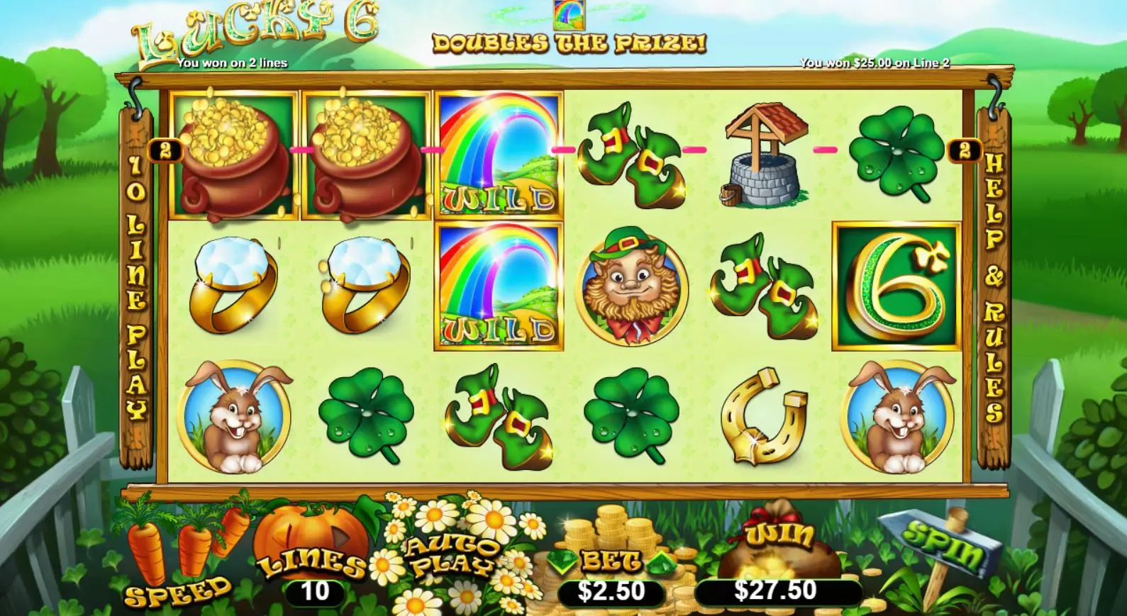 Lucky 6 Free Games