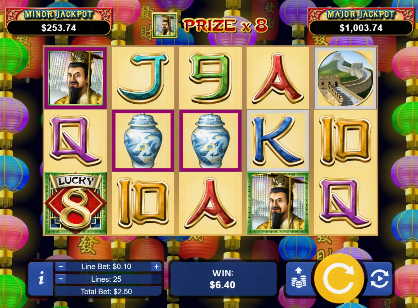 Lucky 8 Free Games