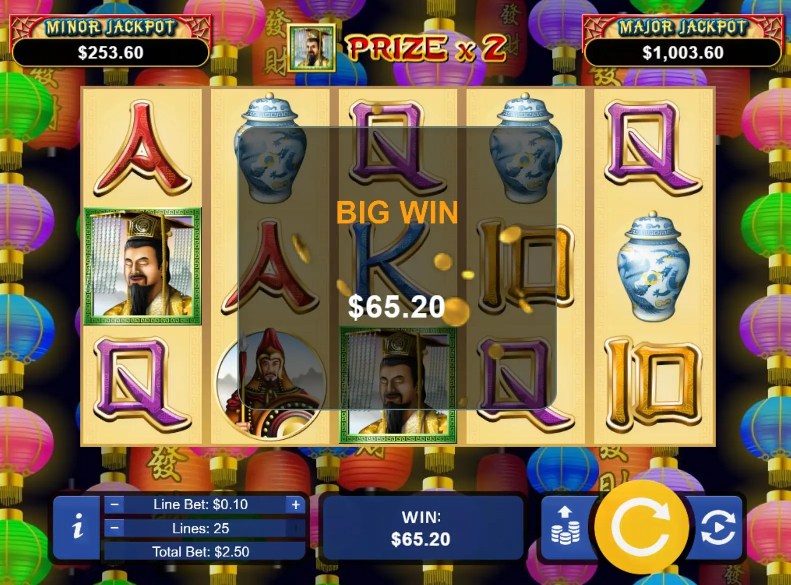 Lucky 8 Progressive Jackpot