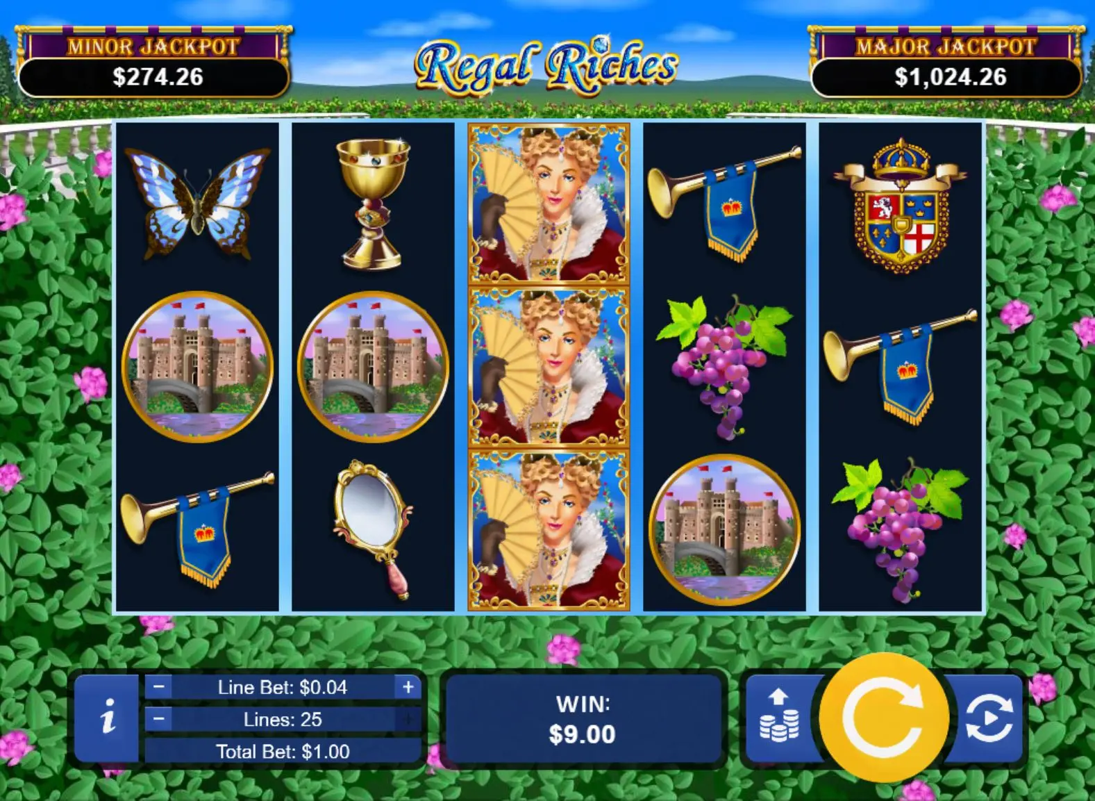 Regal Riches main features
