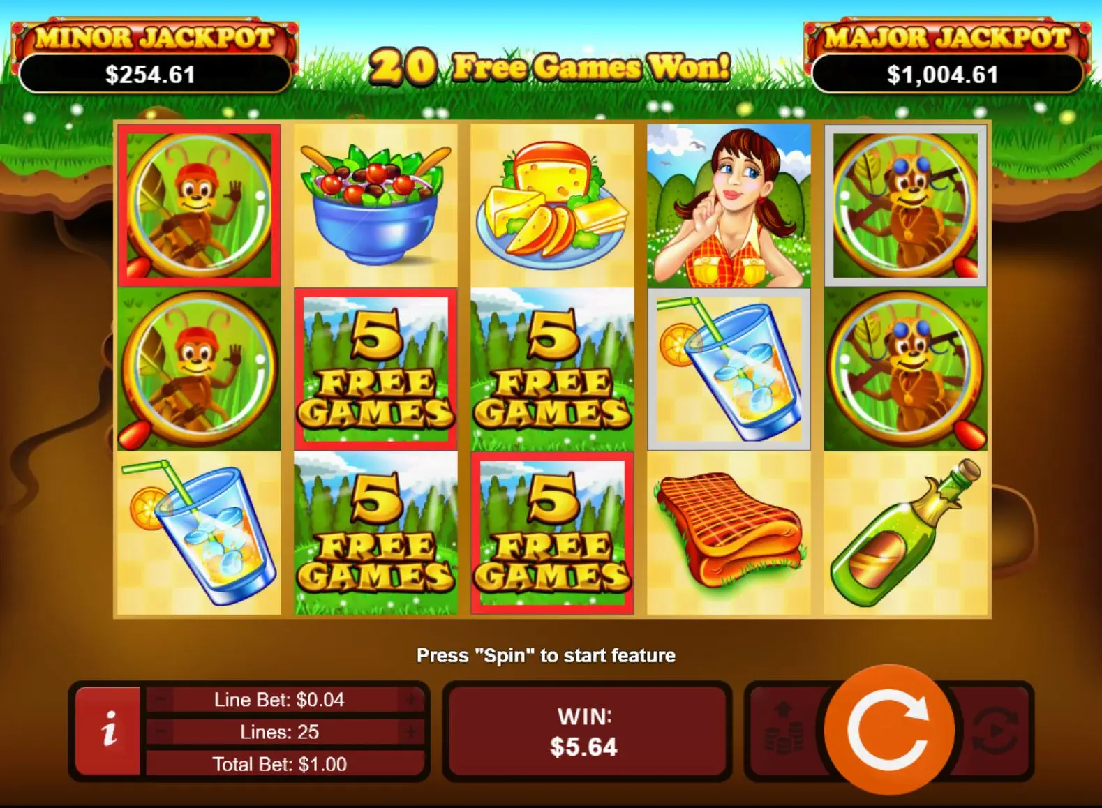 Small Fortune pay table