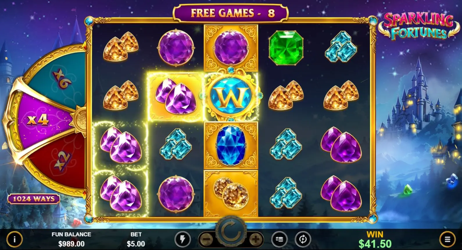 Sparkling Fortunes Free Games