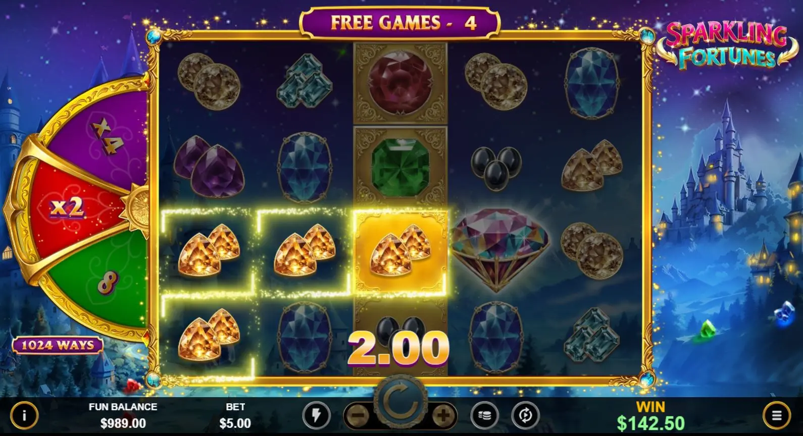 Sparkling Fortunes Golden Symbols