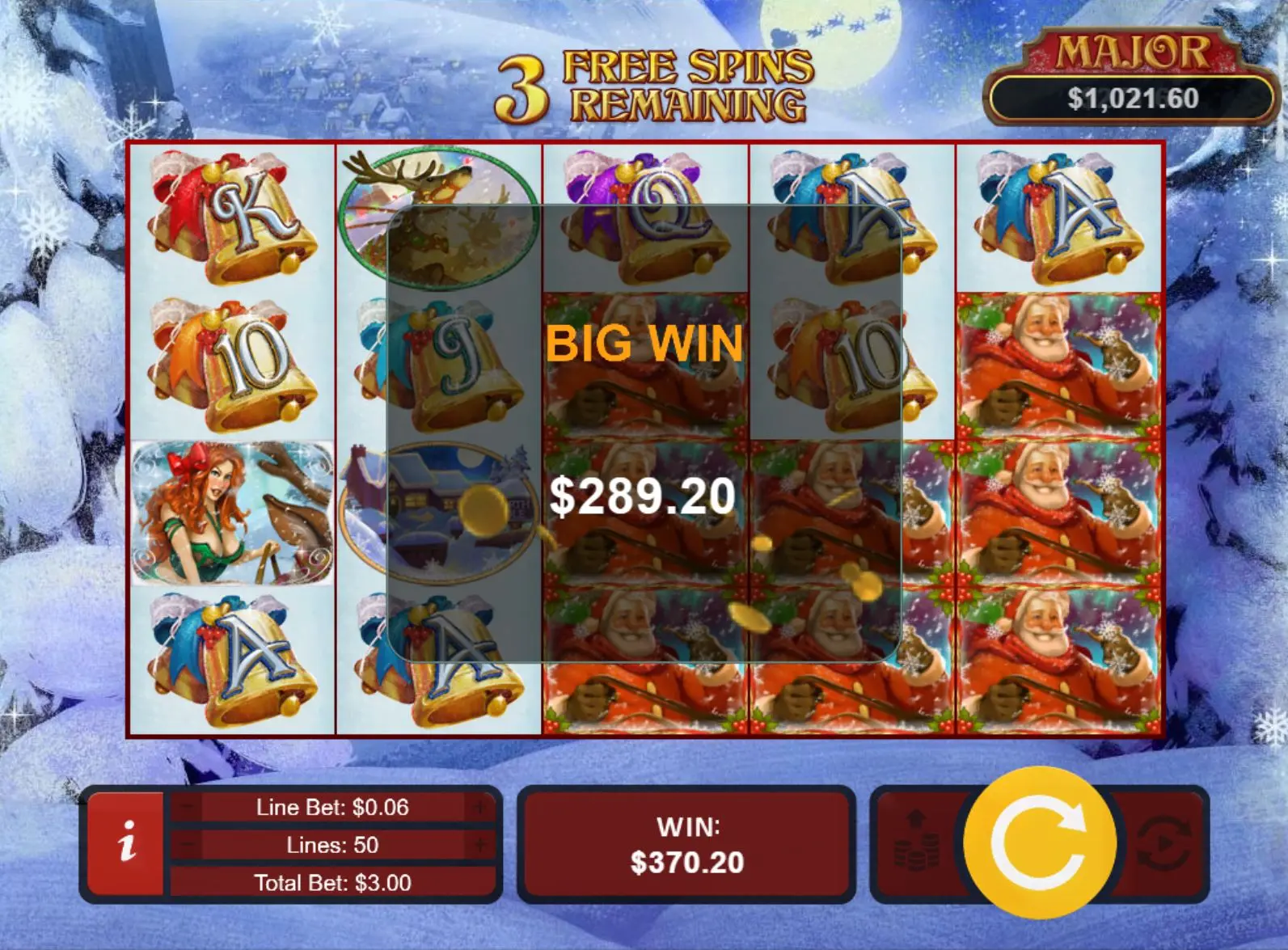 The Naughty List Santastic Spins