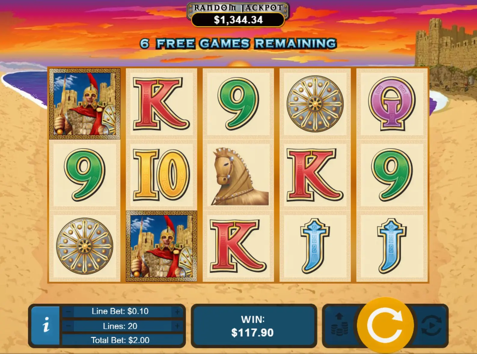 Achilles Progressive Jackpots