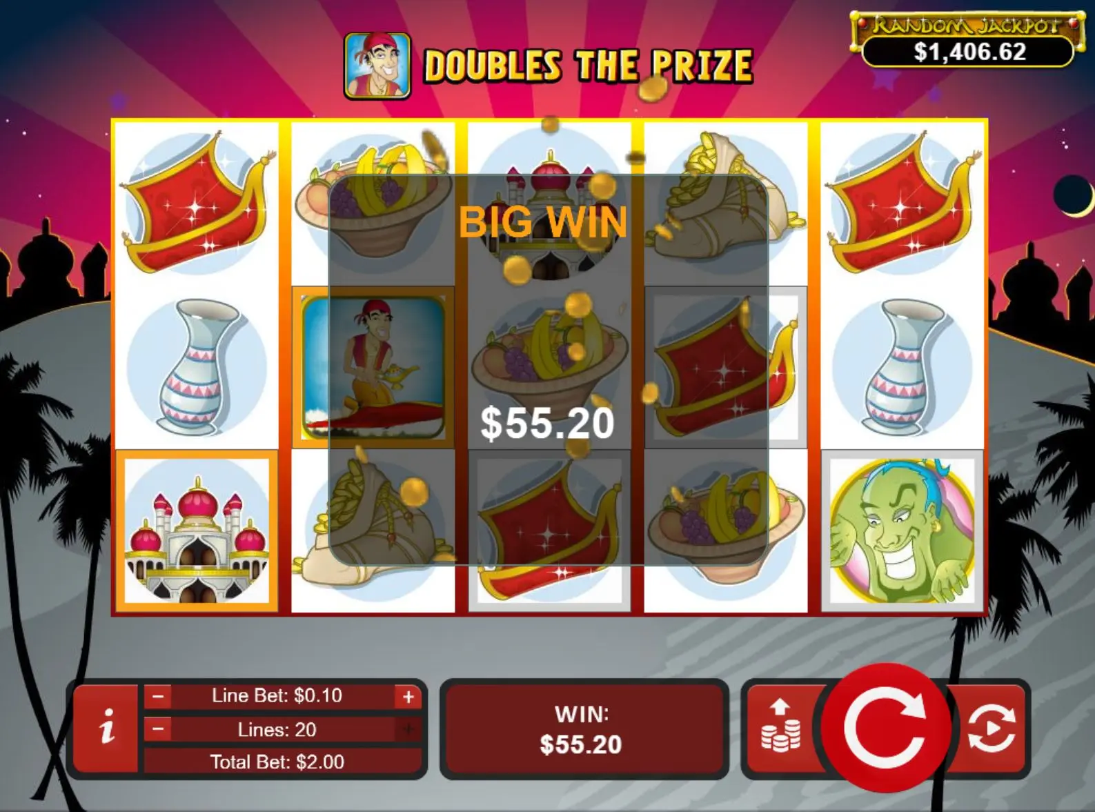 Aladdin's Wishes Progressive Jackpot