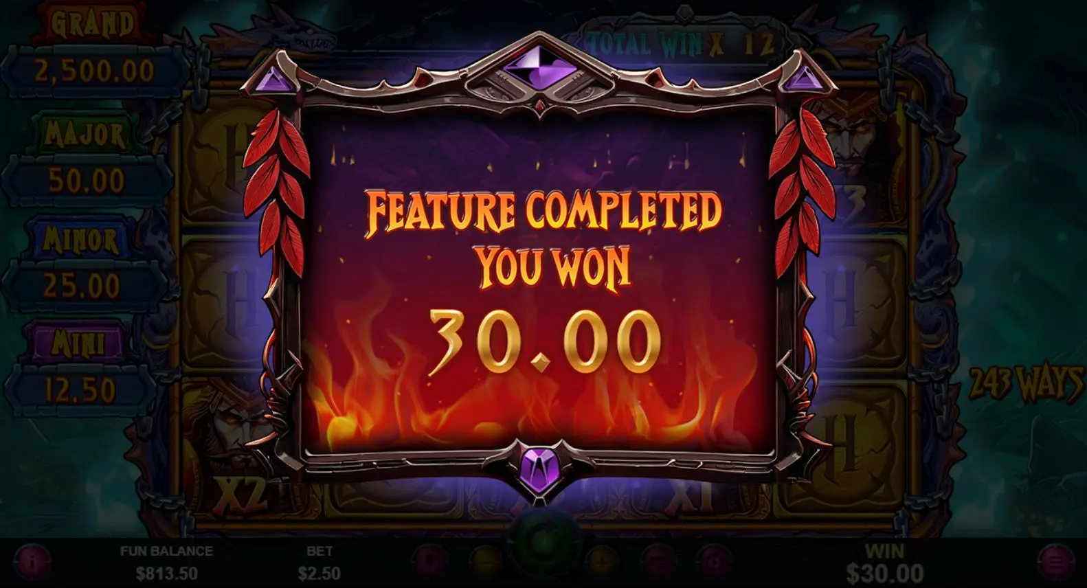 Hades' Flames of Fortune Jackpots
