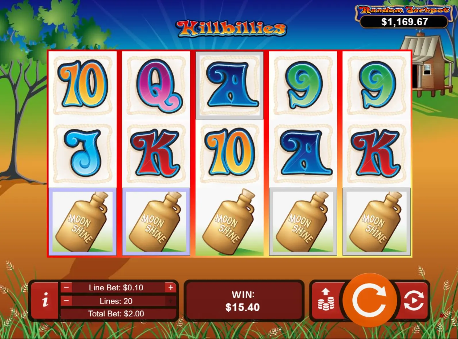 Hillbillies Progressive Jackpots