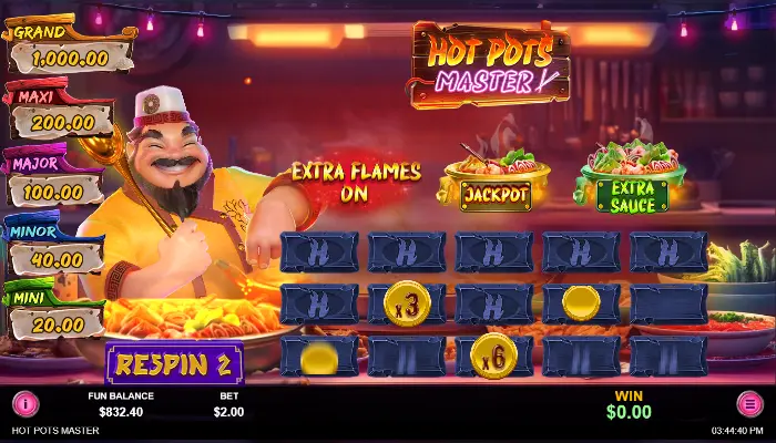 Hot Pots Master Extra Flames