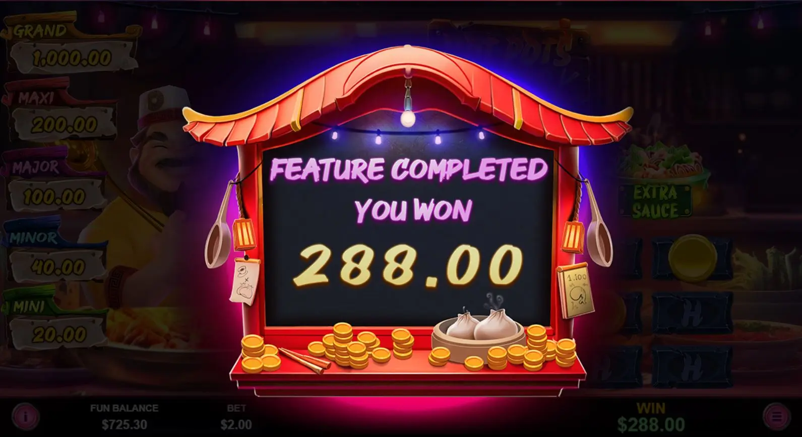 Hot Pots Master Jackpot Feature