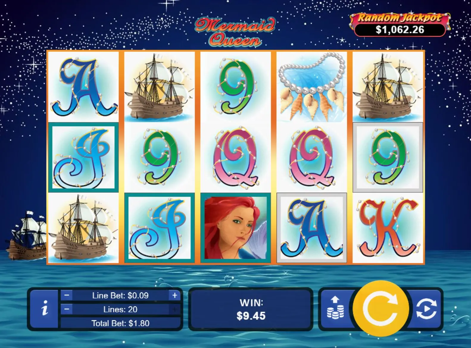 Mermaid Queen main features