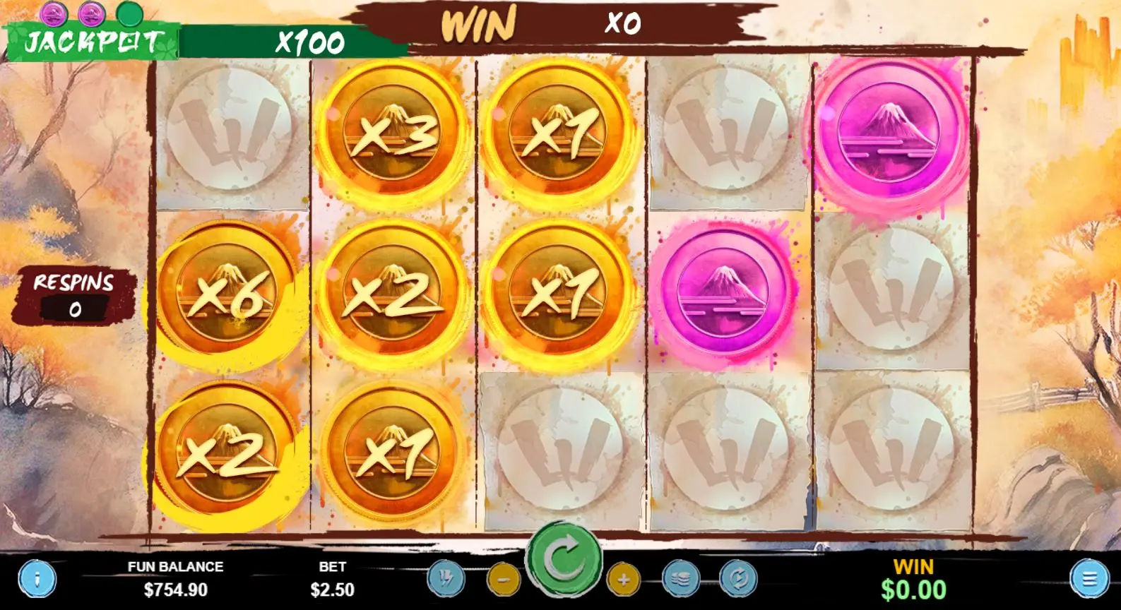 Whispers of Seasons Hold & Spin with Jackpot Symbols feature