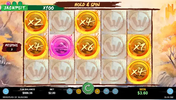 Whispers of Seasons News Autumn Hold & Spin Feature