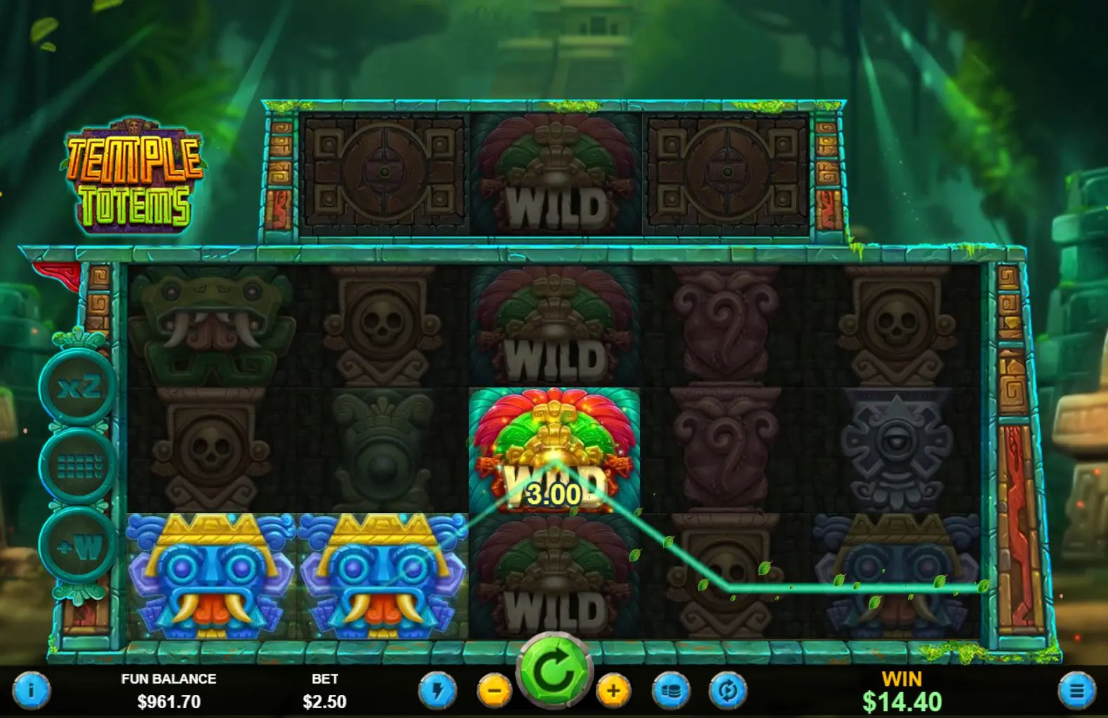 Temple Totems Main Features