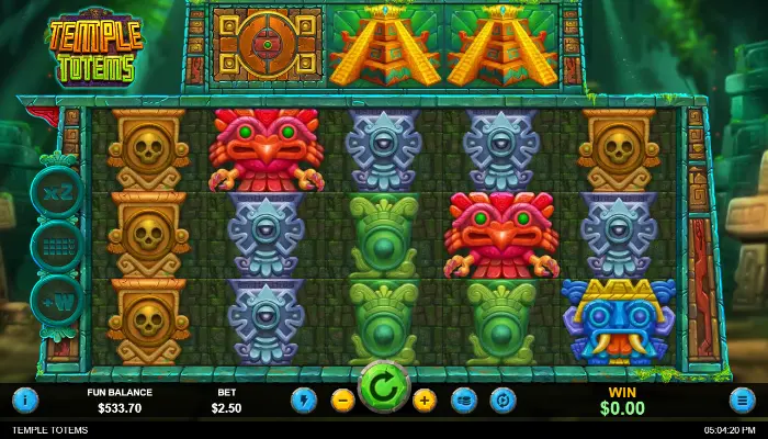 Temple Totems News Bonus Row