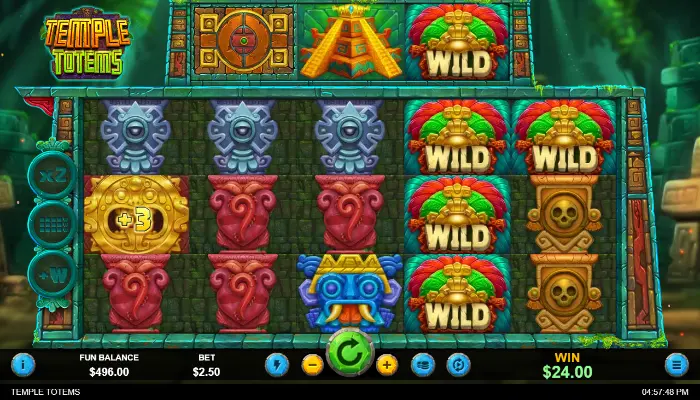 Temple Totems News Expanding Reels