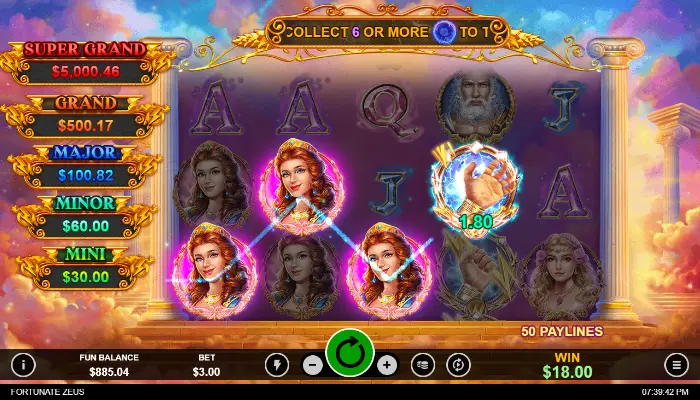 Fortunate Zeus gameplay news