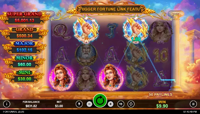 Fortunate Zeus gameplay 2 news